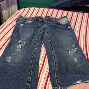 Buckle Blue Distressed Boyfriend Jeans